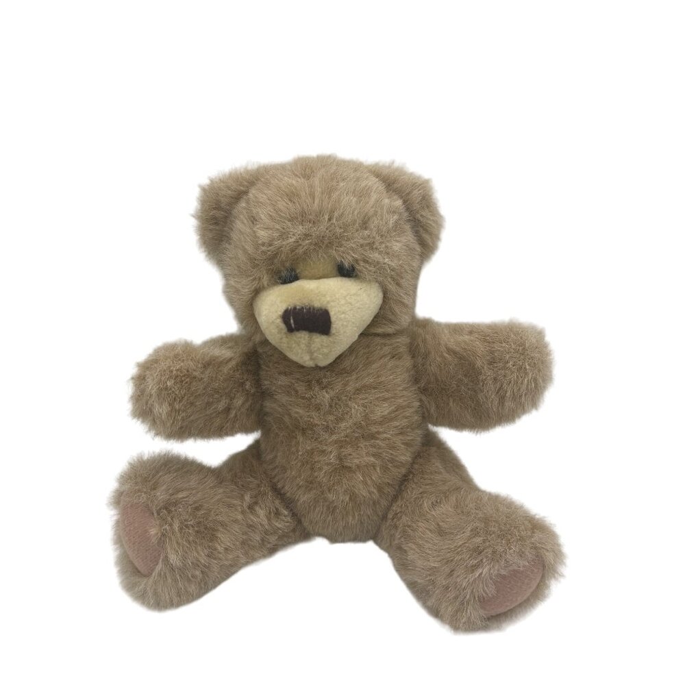 12.5 inch Tan Brown Plush Teddy Bear Stuffed Animal Fully Jointed